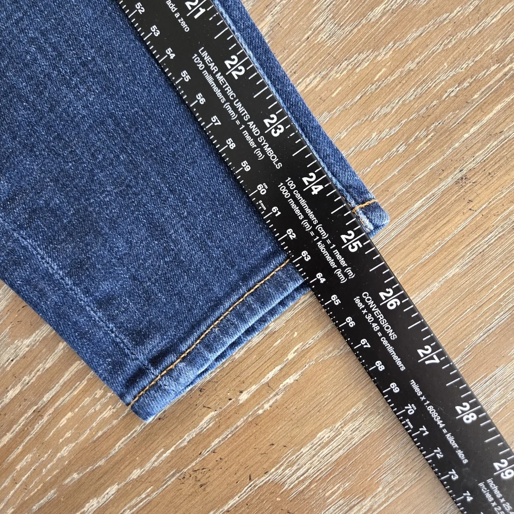 7 For All Mankind Button Fly Skinny Jeans | Premium Denim, Size ~28 - Picture 11 of 11